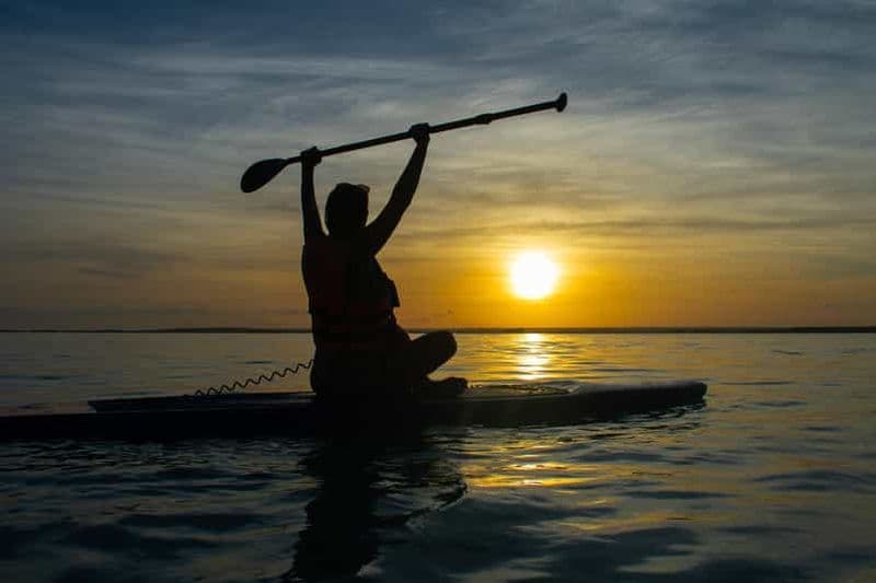 Billet Bacalar : Excursion en paddleboard au lever du soleil avec pique-nique flottant