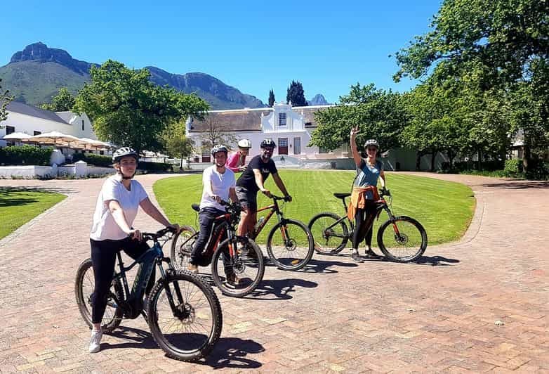 Stellenbosch : Visite historique à vélo et dégustation de vins