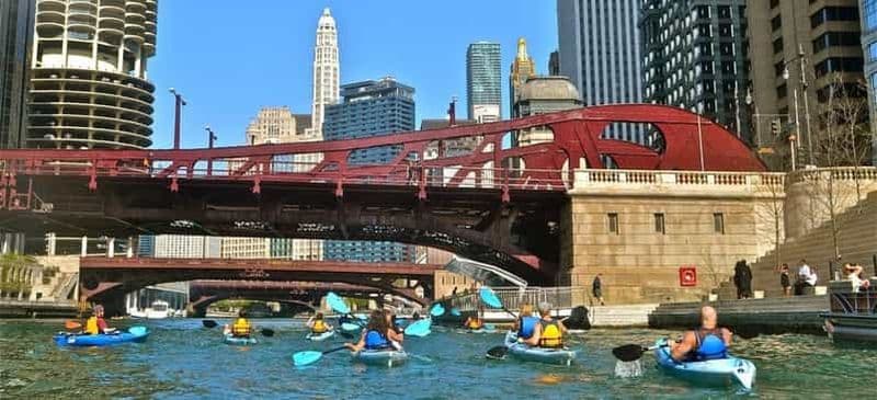 Billet Chicago : visite guidée en kayak sur l'histoire et l'architecture
