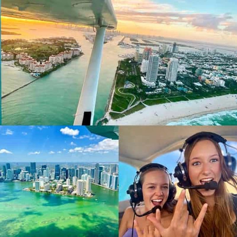Miami : visite guidée privée de 35 minutes en avion au-dessus de South Beach