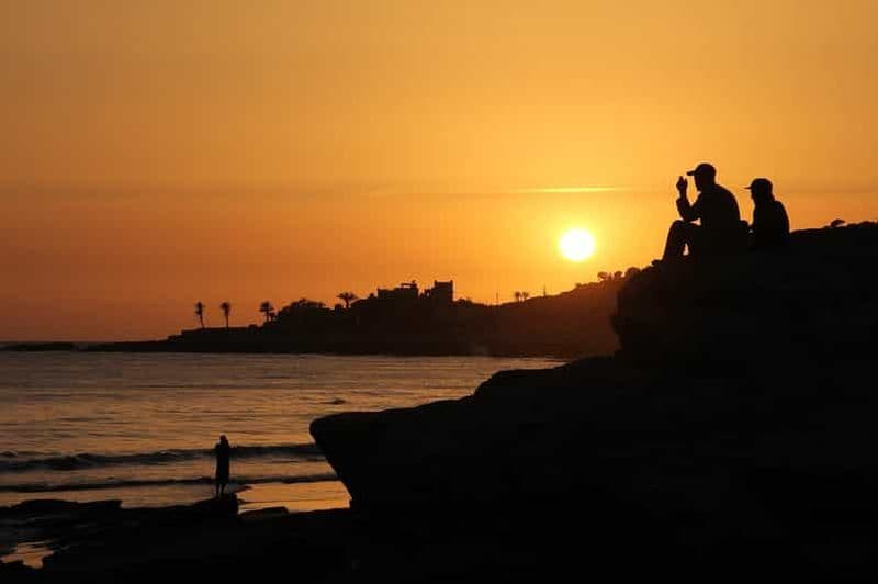 Agadir : ambiance surf et coucher de soleil au skatepark de Taghazout