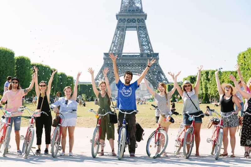 Tour de Paris à vélo : Tour Eiffel, Place de la Concorde et plus encore