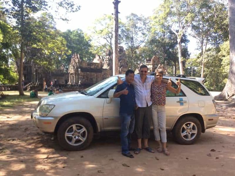 Billet Phnom Penh : Transfert en taxi privé vers Siem Reap