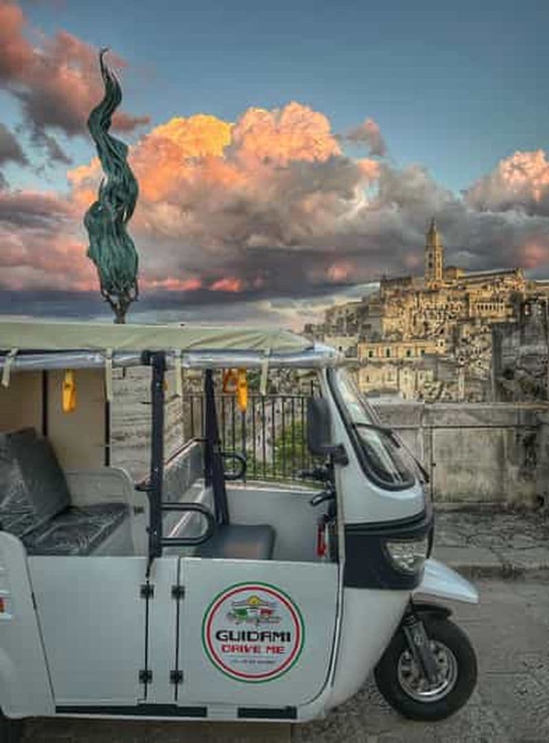 Billet Matera : Visite en Tuk-Tuk 100 % électrique