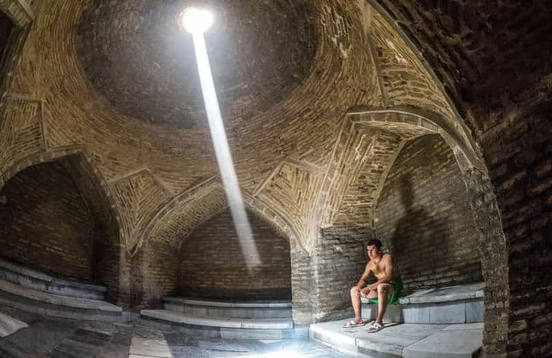 Billet Hammam / bain traditionnel pour hommes de Boukhara XVIe siècle