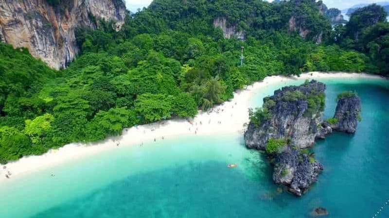 Krabi : visite d'une jounée en bateau à moteur privé pour les îles Hong