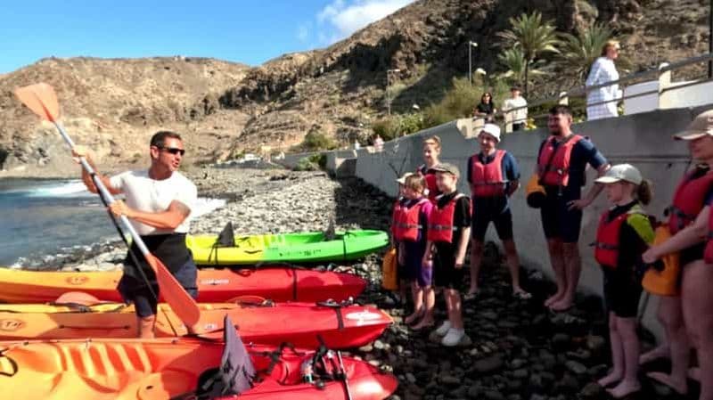 Tenerife : Location de kayak double Palm-Mar avec équipement de plongée en apnée
