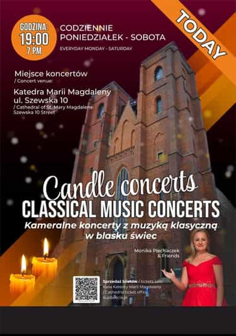 Billet Wroclaw : Concerts privés de musique classique - Concerts de bougies