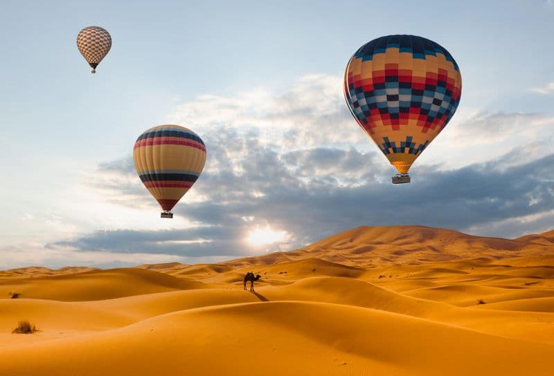 Vol en montgolfière à Dubaï