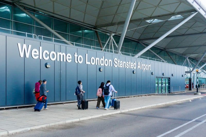 Aéroport Stansted Londres