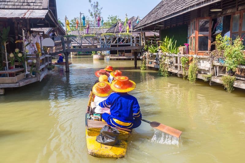 Marché flottant de Pattaya