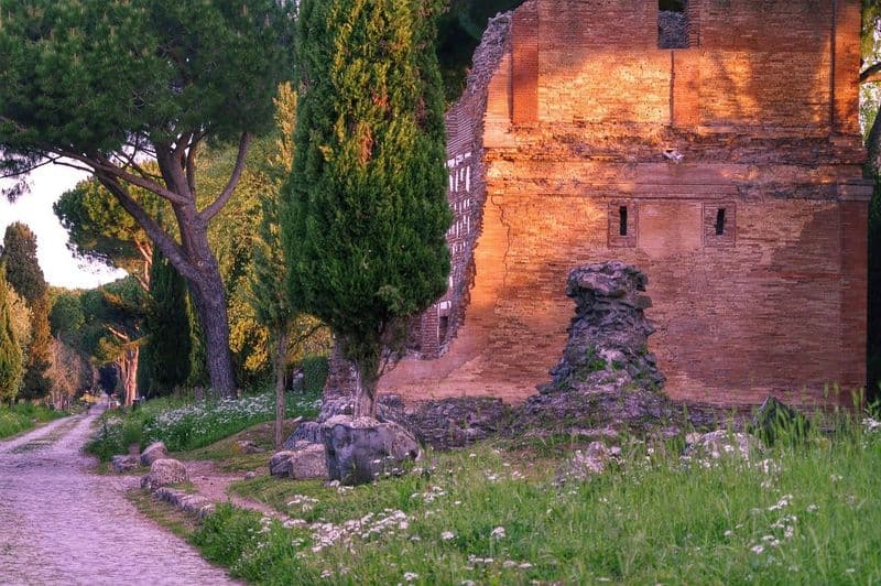 Balade à vélo sur la Via Appia à Rome