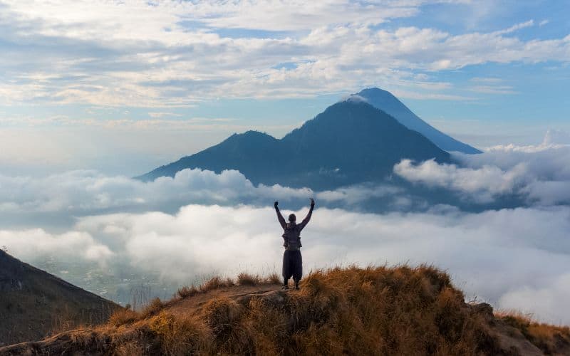 Billet Visite du Mont Batur au lever du soleil en Trek/Jeep avec sources d'eau chaude naturelles, dégustation de café Luwak et navettes l'hôtel