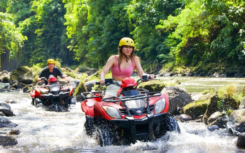 Ubud : Aventure en quad avec rafting sur la rivière Ayung