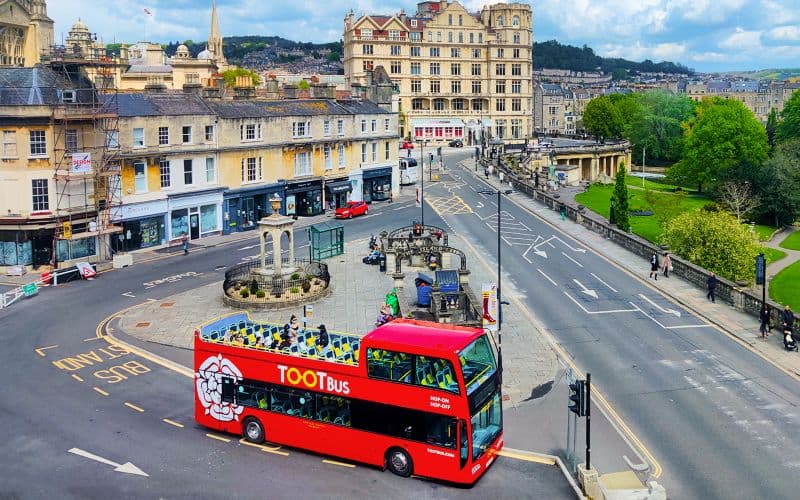 Tootbus : Tour en bus Hop-On Hop-Off à Bath