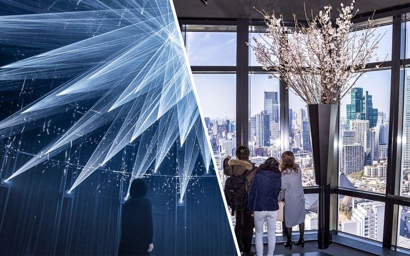 Combo (7,5 % de réduction) : billets pour teamLab Planets TOKYO + pont principal de la tour de Tokyo