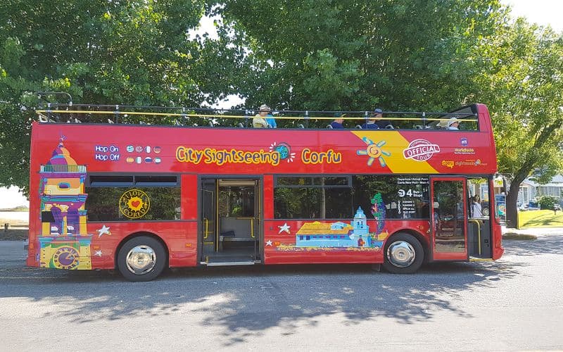 City Sightseeing : Visite en bus Hop-On Hop-Off de Corfou