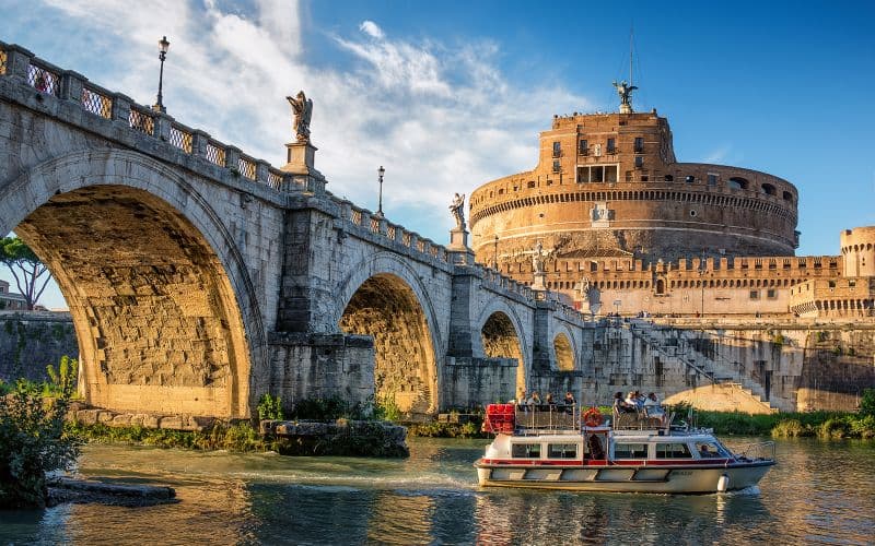 Croisière avec apéritif sur le Tibre