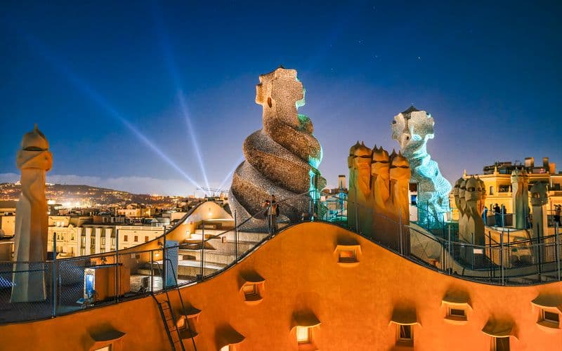 Visite guidée nocturne de La Pedrera-Casa Milà