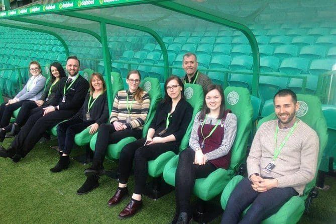 Visite du stade Celtic Park à Glasgow