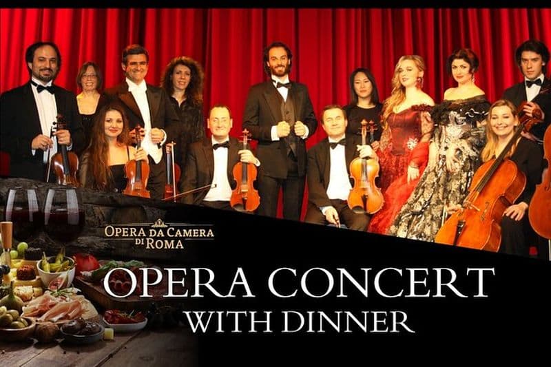 Billets pour un concert d'opéra à Rome avec dîner
