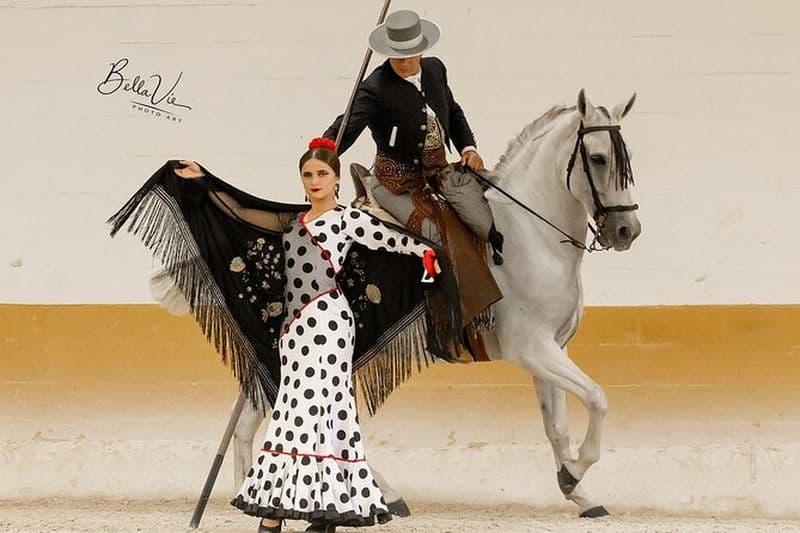 Spectacle de flamenco et de chevaux à Malaga