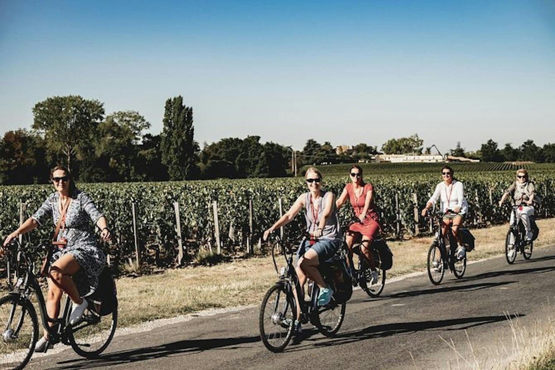 Visite guidée en e-bike et dégustation de vins à Saint-Émilion