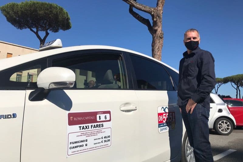 Transfert en taxi vers Ostia Antica depuis Rome