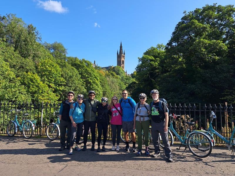 Visite à vélo de Glasgow : la ville, les espaces verts et les ponts sur la Clyde