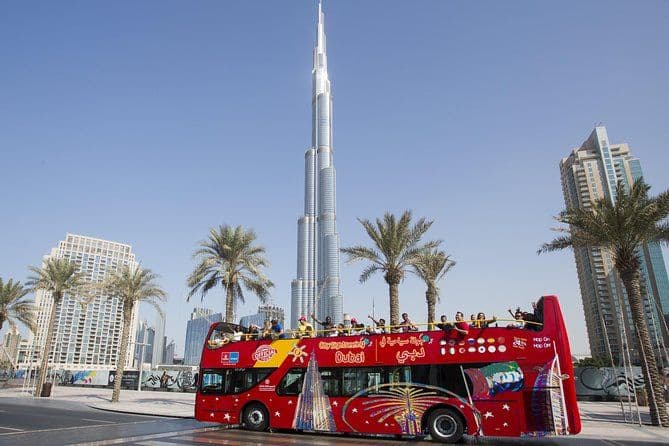 Bus touristique City Sightseeing de Dubaï
