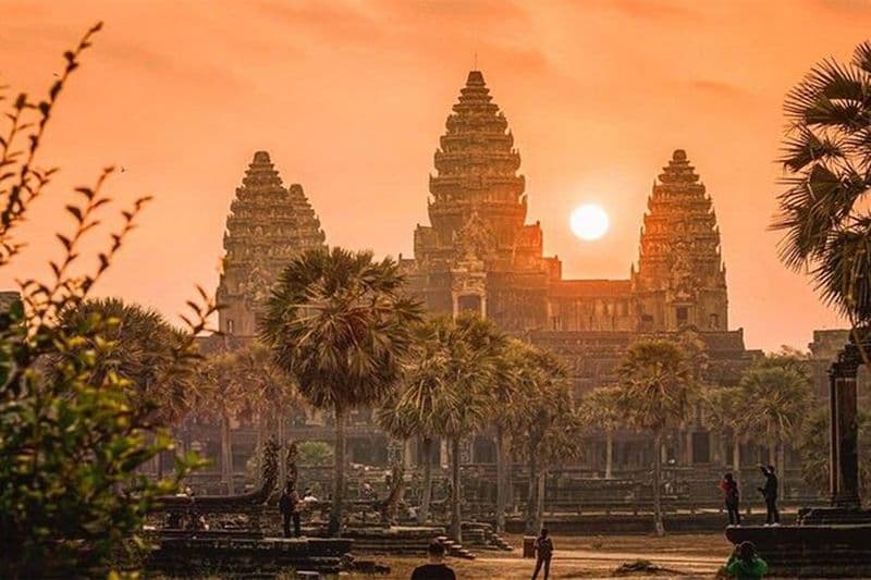 Visite de l'Angkor Wat au lever du soleil à Siem Reap