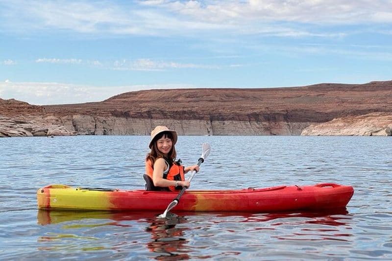 Excursion guidée en kayak sur le lac Powell jusqu’à Antelope Canyon