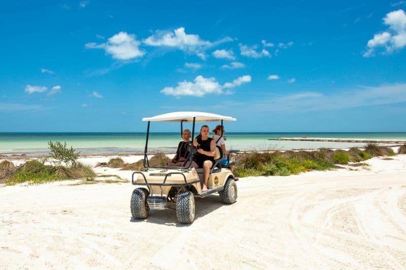 Excursion en bateau et buggy sur l'île d'Holbox, depuis Chiquila