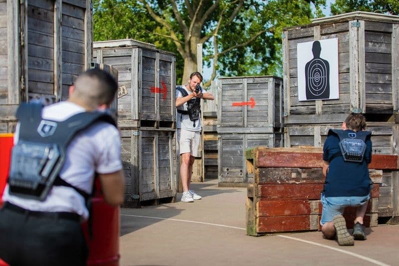 Expérience de laser tag à Amsterdam