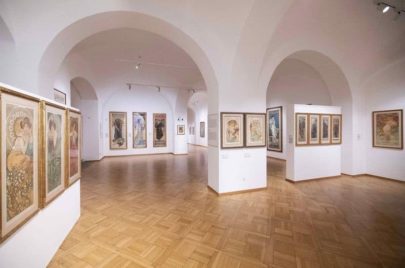 Billet d'entrée au musée Mucha