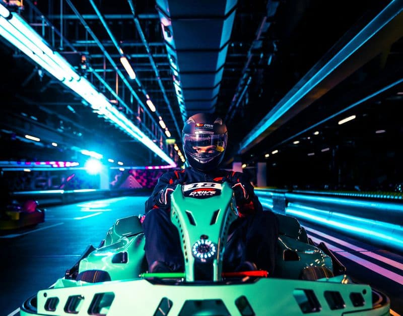 Elite karting session at F1® DRIVE in London