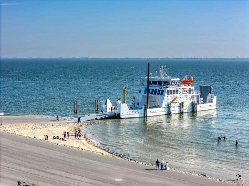Foot passenger ferry boat ticket from Norderney to Norddeich Mole