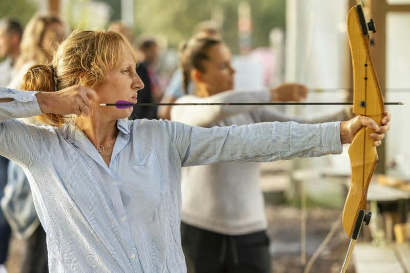 Aventure de tir à l'arc en plein air à Amsterdam