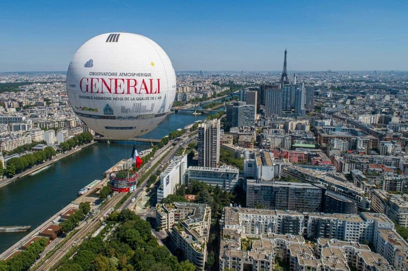 Billets pour un survol de Paris dans le Ballon de Paris Generali
