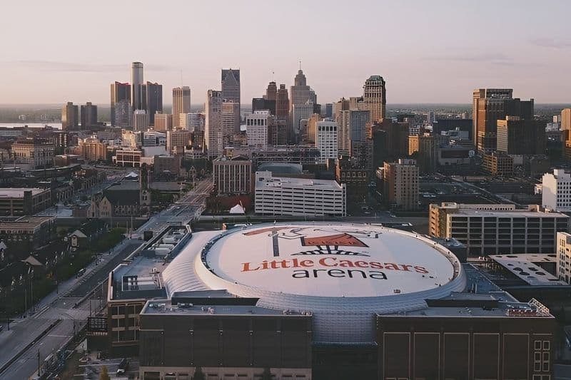 Detroit Pistons Basketball Game at Little Caesars Arena