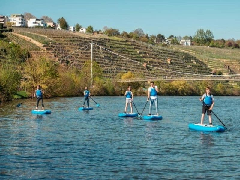 Cours d'initiation au SUP à Stuttgart