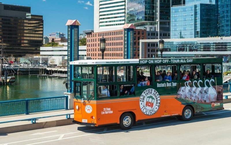 1-Day or 2-Day Hop-On Hop-Off Trolley Tour of Boston