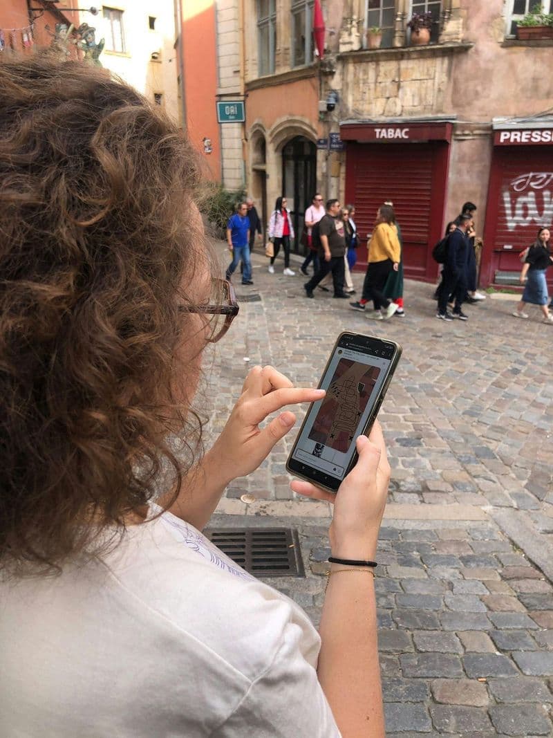 The return of Giovanni, outdoor city game in Lyon