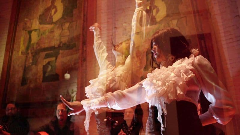 Spectacle de flamenco avec dîner espagnol et entrée au Poble Espanyol