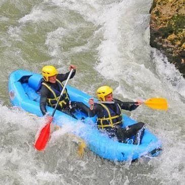 Descente en Canoë Raft sur la Dranse à Thonon-les-Bains