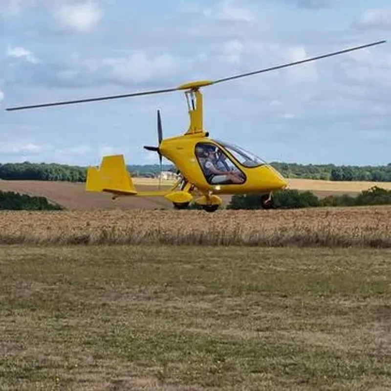 Baptême en ULM Autogire près d'Angoulême