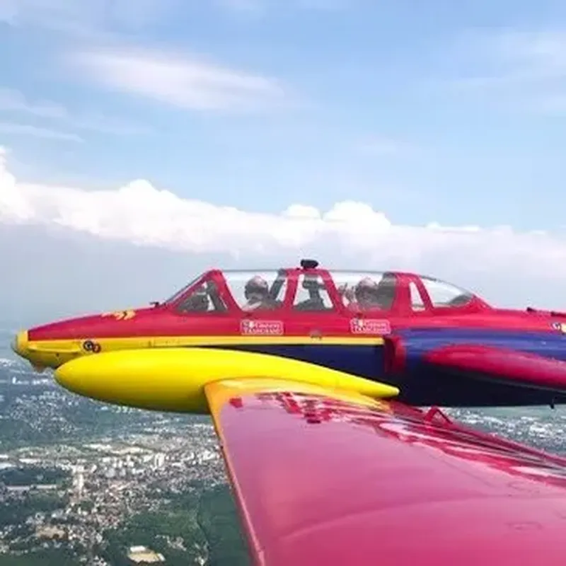Vol en Avion de Chasse Fouga Magister au Castellet près de Toulon