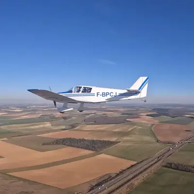 Baptême en Avion près de Fontainebleau