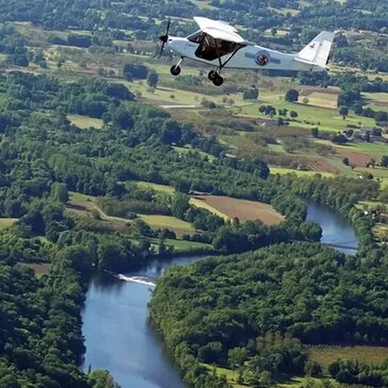 Baptême en ULM Multiaxe à Figeac