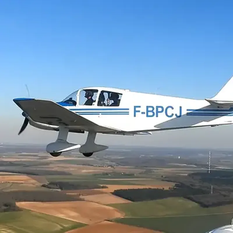 Baptême en Avion près de Sens